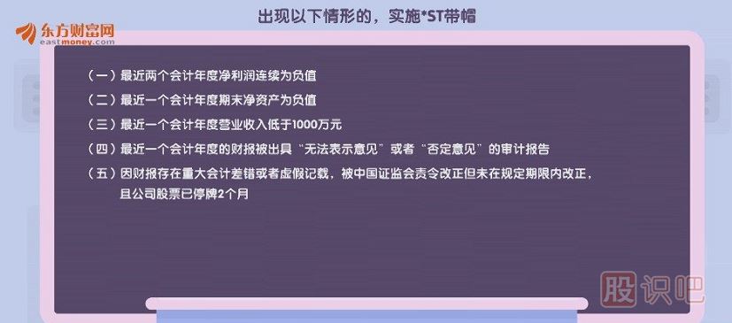 達(dá)到什么條件股票會(huì)被ST？